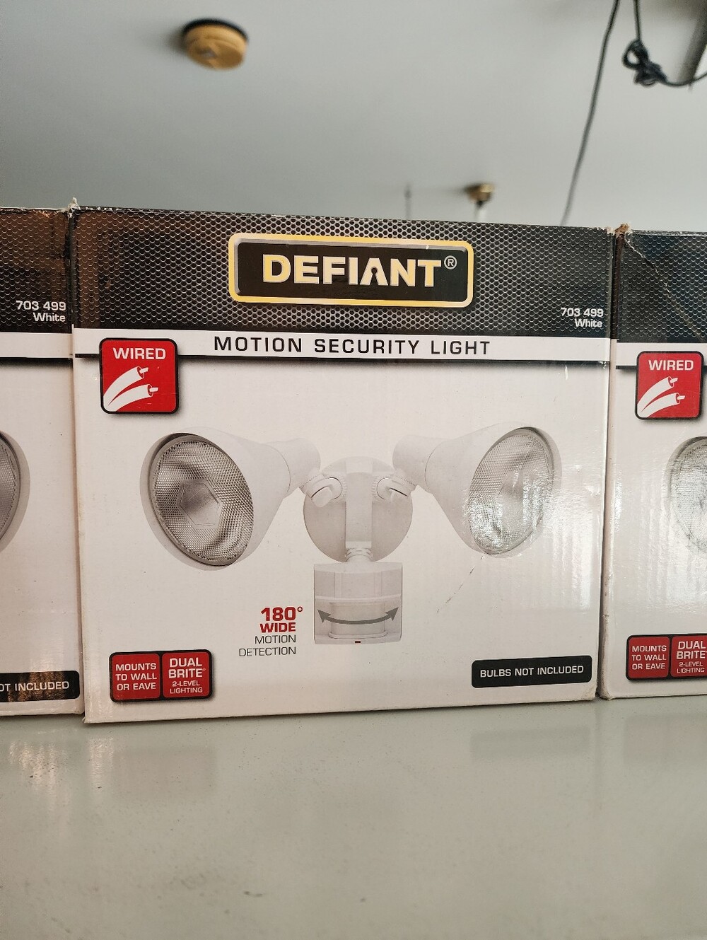 Motion Security Light - White, Wired